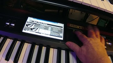 Korg Krome EX: How to use the SD cards