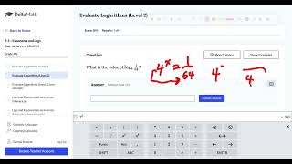 DeltaMath 5-1 - Exponents and Logs