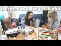 Homeschool family day in the life  homeschooling 8 kids