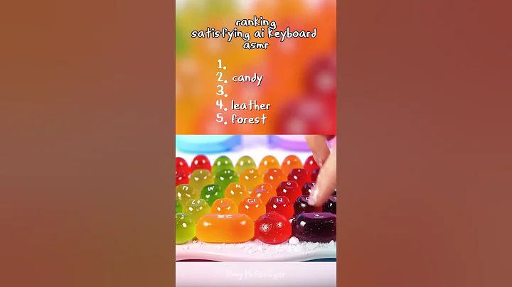 Ranking top 5 ai keyboards for best asmr #asmr #ai #keyboard #relaxing