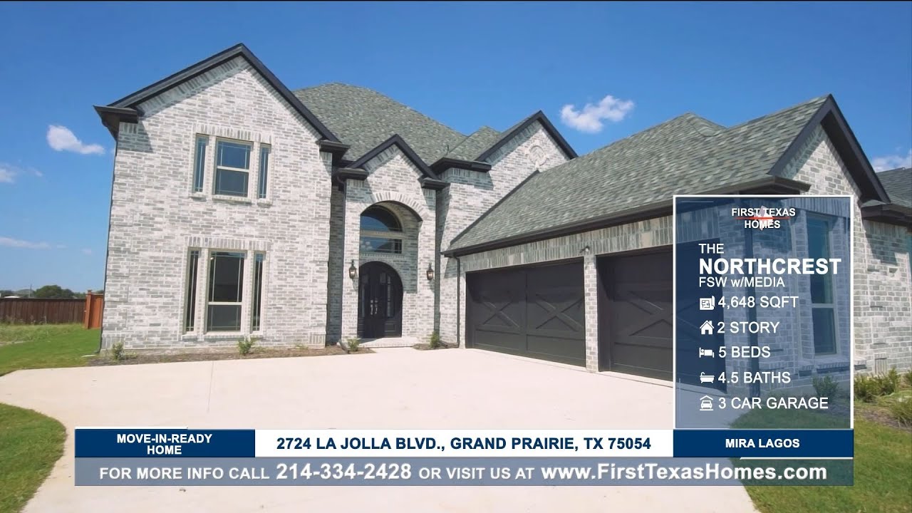 First Texas Homes MoveIn Ready Mira Lagos 2724 La Jolla Blvd