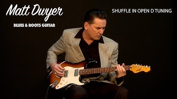 Matt Dwyer 12 Bar Shuffle in open D tuning.