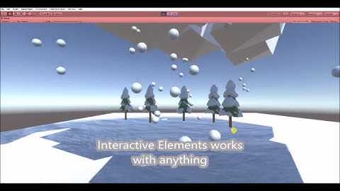 Interactive Elements Low Poly Snow
