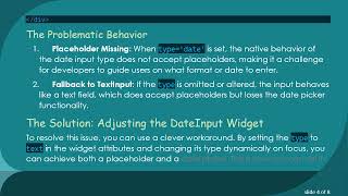 How to Add a Placeholder to DateInput in Django Forms