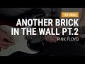 Another brick in the wall PT.2 de Pink Floyd en guitarra CLASE TUTORIAL COMPLETA