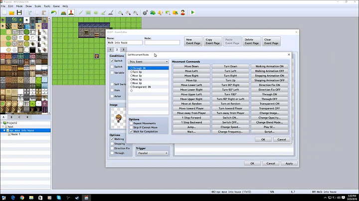 RPG Maker MV NPC Movement Map Transfer Tutorial - DayDayNews