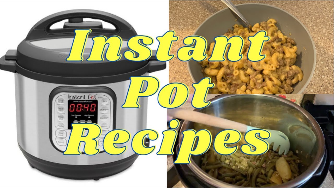 EASY INSTANT POT RECIPES || Pressure Cooker Meals In Minutes - YouTube