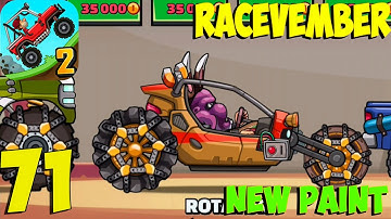 Hill Climb Racing 2 - Gameplay Walkthrough Part 71 - ROTATOR New Paint Racevember(iOS, Android)