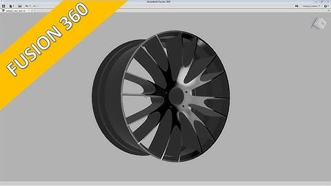 Simple Rim - einfache Felge - Autodesk - Fusion 360 Training - Part Design