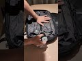 Mochila Viral Travel Color Negro 40L Con Sistema Bomba Vacío Resena Backpack 