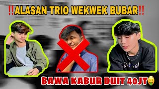 ‼️TRIO WEK WEK BUBAR KARENA ACIL‼️ Klarifikasi haidir, dinar, caca, rezi.