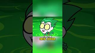Robin and Titans turned into JOKERS by Cyborg! #reels #teentitansgo #funny #dc #cartoon #shorts