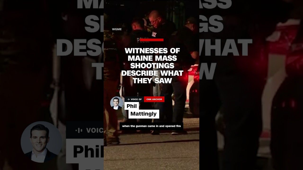 Witnesses of Maine mass shootings describe what they saw #cnn #news #lewiston #maine #manhunt