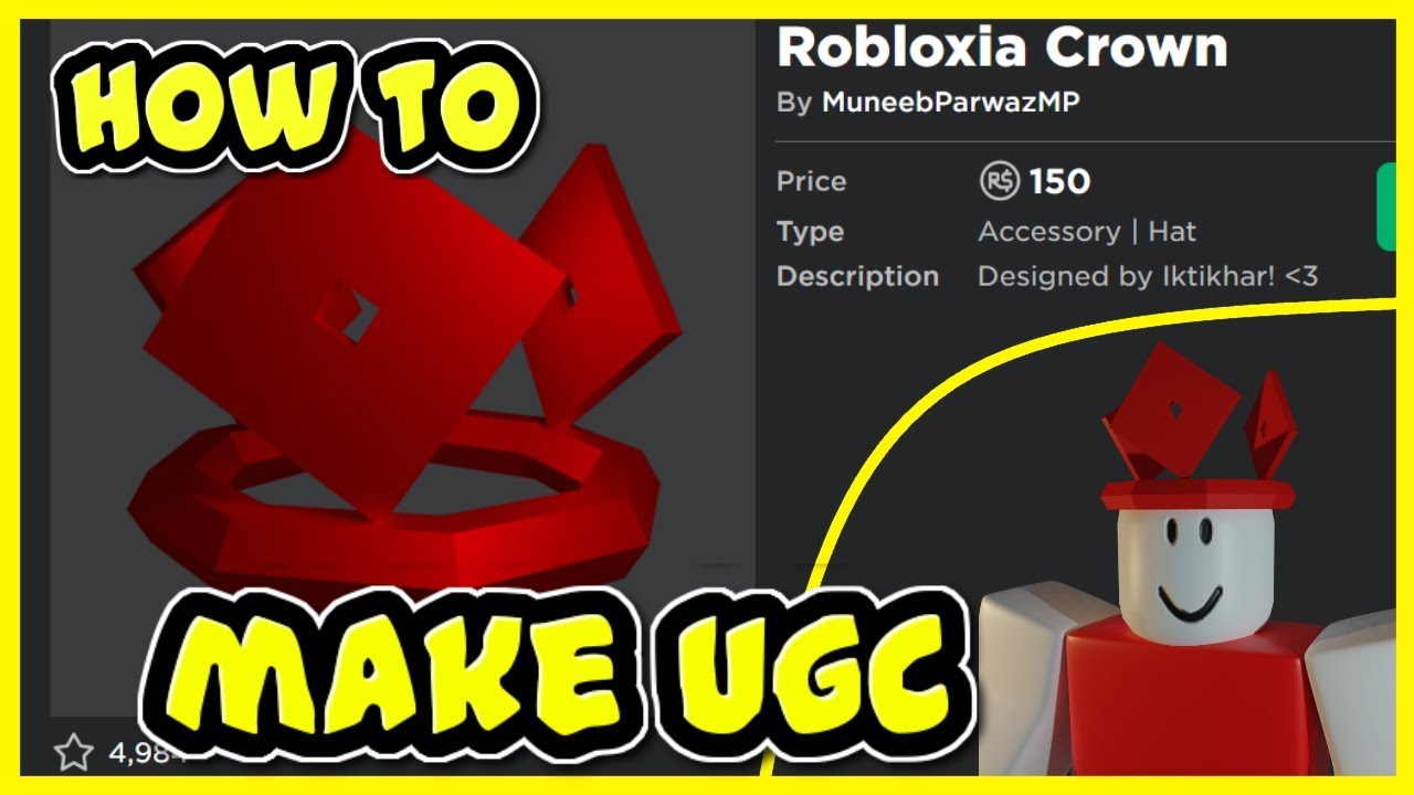 How To Make Your Own Roblox Ugc Hat Roblox Ugc Tutorial Youtube - how make hats on roblox