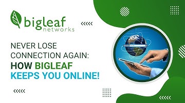 Keep your business operating smoothly with Bigleaf Networks