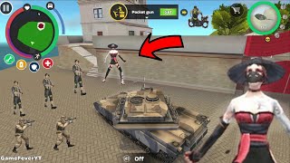 Rope Hero Mafia City Wars - (Military Tank Fight Boss) YIN Emperor's Daughter - Android Gameplay HD screenshot 3