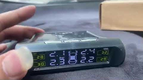 Cảm biến áp suất lốp ô tô xe hơi gắn ngoài cao cấp XETABON Pin sạc năng lượng mặt trời, màn hình LCD