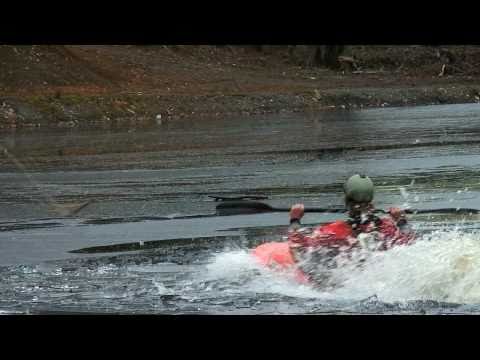 Wake Kayaking...On Ice...