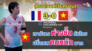 เวียดนามยอมรับยังห่างชั้นไทย หลังแพ้ฝรั่งเศส 0-3 เซต ศึก FIVB Challenger Cup