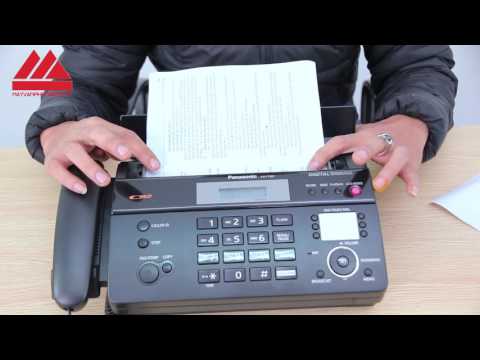 Video: Cách Thiết Lập Fax Panasonic