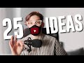 25 ideas para videos de YouTube que EXPLOTARÁN TU CANAL