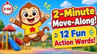 “Move with Milo — 12 Action Words for Kids (2 Minutes)” Practice with Kids 