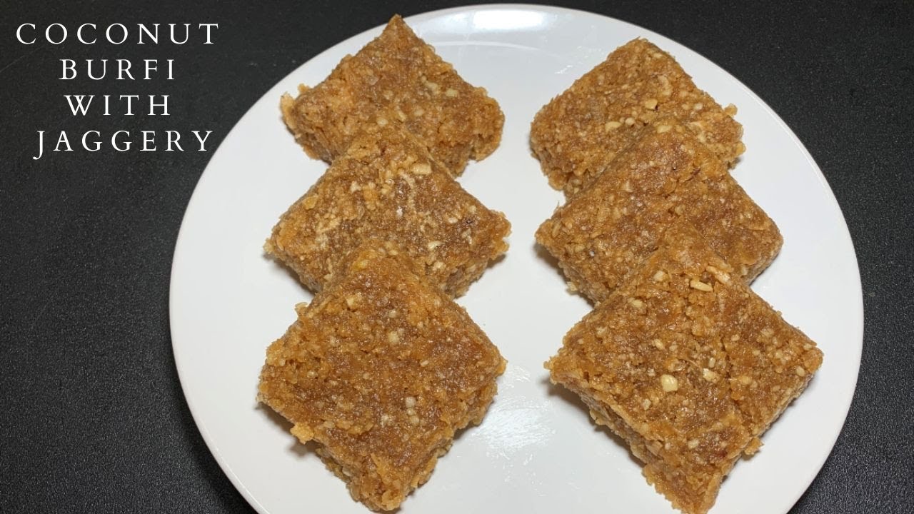 Coconut burfi with jaggery| गुड़ नारियल की बर्फी  | Coconut Jaggery Burfi | Gur Aur Nariyal ki Burfi | Spice Mix Kitchen