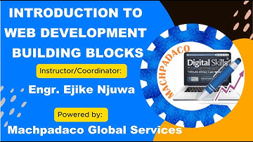 INTRODUCTION TO WEB DEVELOPMENT BUILDING BLOCKS