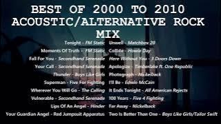 Best Music 2000 and 2010 accoustic/alternative rock mix