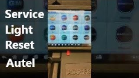 Service Light Reset  Autel