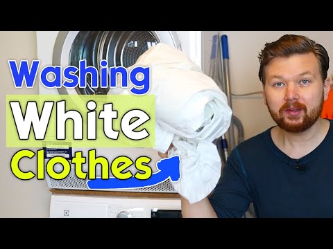 How to Wash White Clothes (Step-by-step)