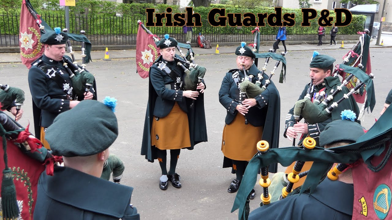 Irish Guards Pipes and Drums practice [4K/UHD] YouTube