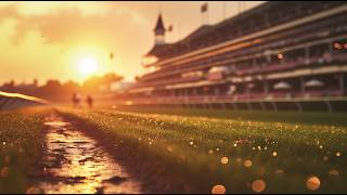 Kentucky Derby Sunrise Jazz Ambience 🐎 Golden Hour at Churchill Downs