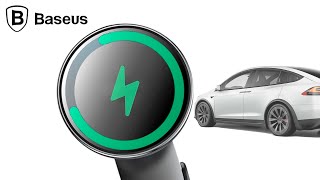 Лучший автомобильный магнитный держатель - Baseus Car Wireless Charger с MagSafe 15W