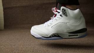 Air Jordan 5 White Cement HD review