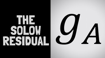 The Solow Residual