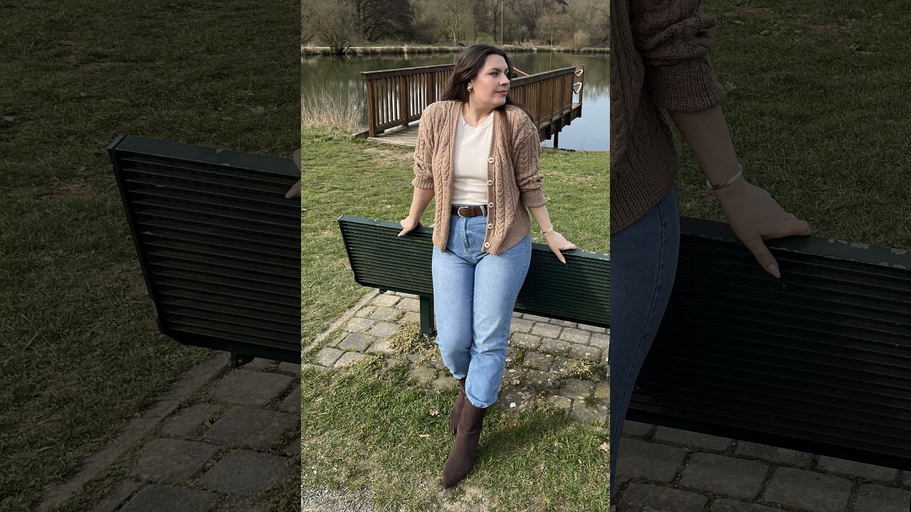 Вяжем джемпер на пуговицах Часть 2