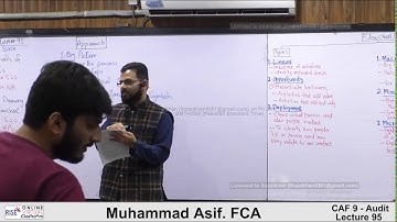 SIR ASIF AUDIT LECTURE 95