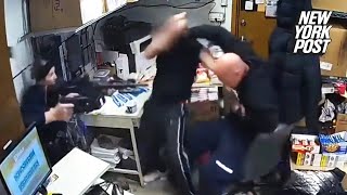 Pulse-pounding video shows Denver cops gun down suspect holding 7-Eleven clerk hostage