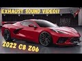 2022 Corvette C8 Z06 Spy Shots and Exhaust SOUND! *Mid Engine Corvette*
