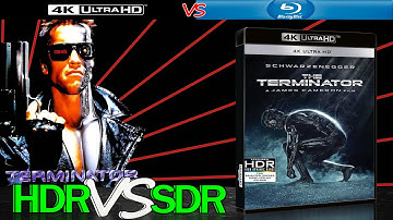 The Terminator 1984 HDR ANALYSIS 4K UHD Blu Ray vs 1080p BD SDR 100nits #TRUE_DIFFERENCE