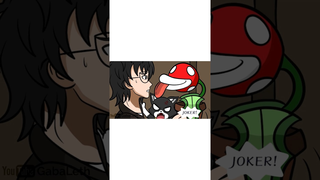 Joker cannot resist Piranha Plant's charm