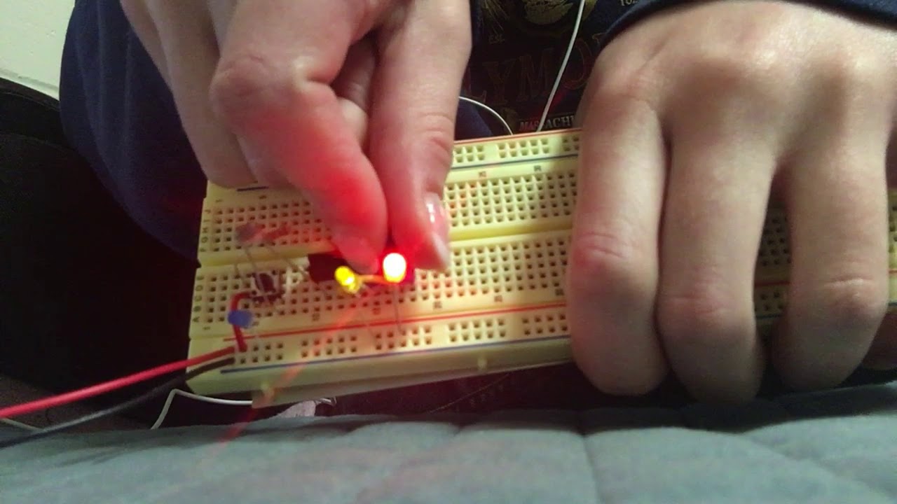 Analog Electronics Lab - First Circuit - YouTube