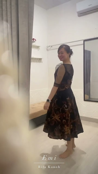 Dress batik modern 🤍