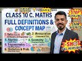 Class 10 C. Maths: FULL Definitions &amp; Concept Map In 1 Shot! 🔥 | SEE 2026 #see #class10 #maths #fyp 