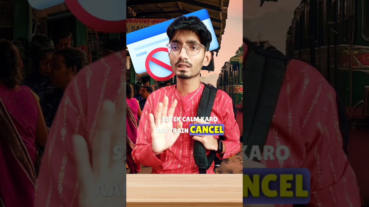 Get full refund on train ticket 🚂 #indianrailways #train #vandebharat #personalfinance #ytshorts
