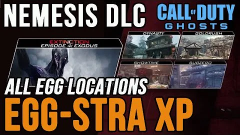 Call of Duty: Ghosts EggStra XP Nemesis DLC Egg Hunt Locations | COD Ghosts Egg-Stra XP Exodus