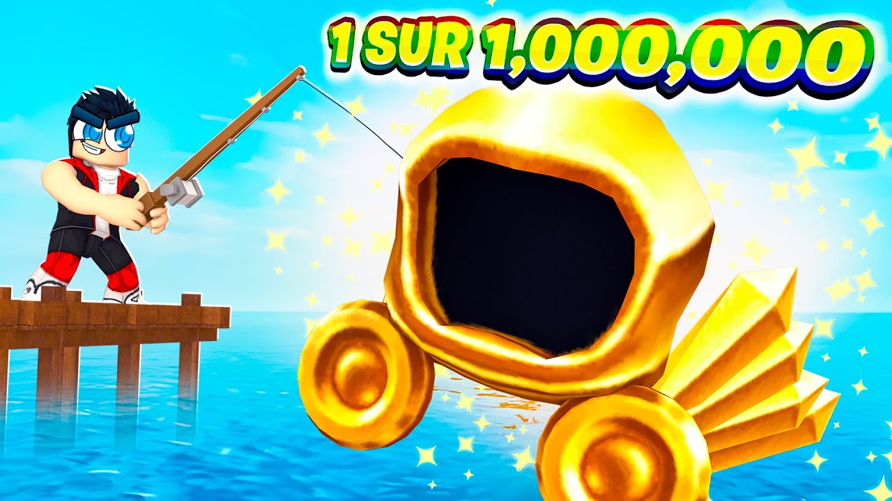 Attraper du butin LÉGENDAIRE dans la pêche à l'aimant Roblox...