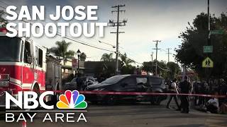 San Jose officer injured, suspect killed following shootout