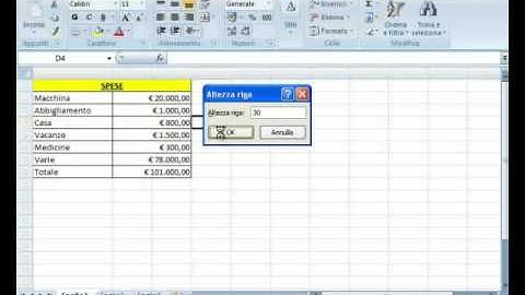 tutorial celle Excel lezione 6 come modificare l